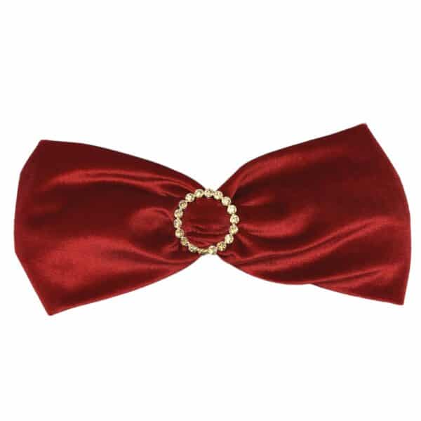 Fascia Gioiello velluto rosso - Headband